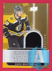 2019-20 Trilogy Zach Senyshyn Rookie Renditions Jerseys Silver #RR8 Bruins